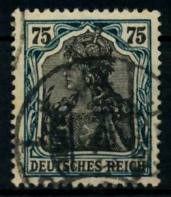 D-REICH Germania Nr 104a gestempelt gepr. X71933E