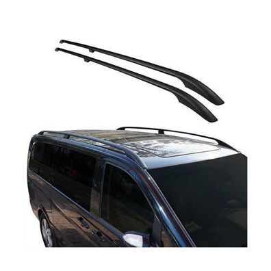 Dachreling Dachgepäckträger Relingträger für VW Touareg 7L 2002-2010 Alu Schwarz