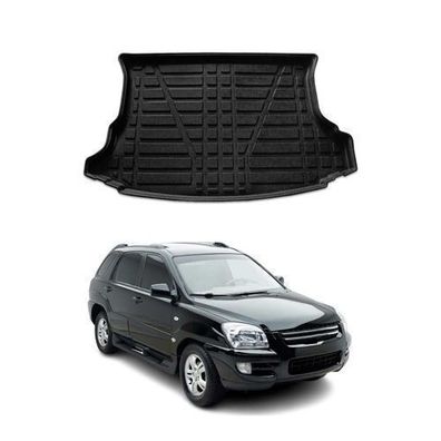 Kofferraumwanne Laderaumwanne für Kia Sportage 2004-2009 Gummi TPE Schwarz