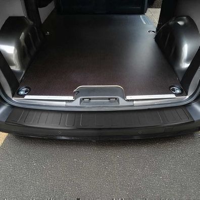 Ladekantenschutz Stoßstange für Toyota Proace 2017-2024 Kurzer Gebürstet Dunkel