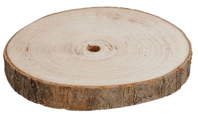 Baumstammscheibe 20cm zum Basteln Holzscheibe Gesteckunterlage Dekomaterial Holz