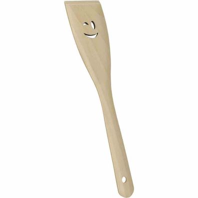 Pfannenwender Smile 30 cm aus Buchenholz