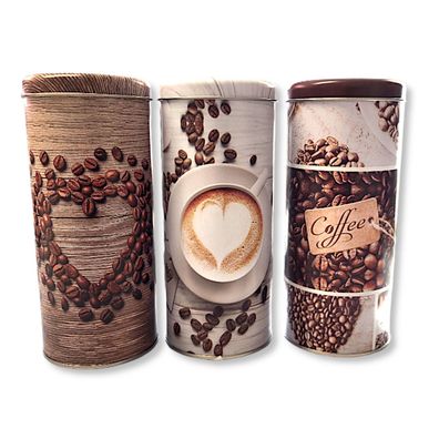 Kaffeepaddose Vorratsdose Kaffeepads Kaffeespender Paddose Kaffeebox Metalldose