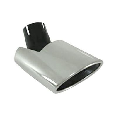 Auspuffblende Endrohr für Nissan Qashqai + 2 2009-2014 Edelstahl Chrom 1tlg