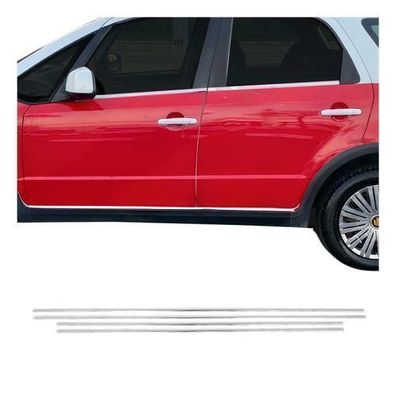 Fensterleisten Zierleisten für Suzuki SX4 2013-2025 Edelstahl Chrom 4tlg