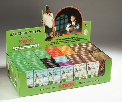 Zubehör Räucherkerzen Display mit 70 Packungen BxTxH= 47x24x13cm NEU Rauchen