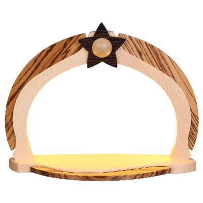 Schwibbogen unbestückt mit LED elektrisch BxH 30x24cm NEU Lichterbogen