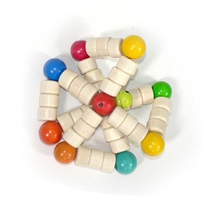 Babyspielzeug Rassel Twist BxLxH 110x40x110mm NEU Babyrassel Motorikrassel