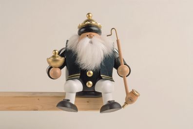 Räuchermann Kantenhocker Balthasar+D275 BxTxH= 13x12x17cm NEU Rauchen Rauchfigur