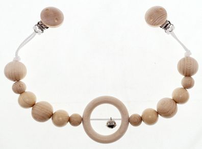 Babyspielzeug Wagenanhänger mit Glocke BxHxT 52x7x3,5cm NEU Stubenwagen Kette