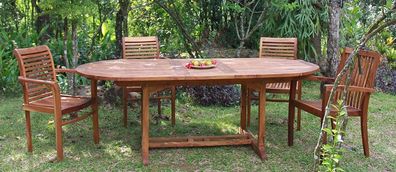 Sitzgruppe "Capri", Teakholz