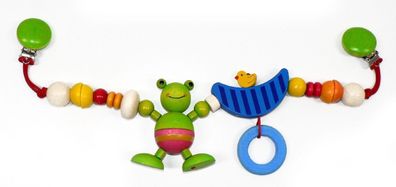 Babyspielzeug Kinderwagenkette Frosch mit Ente BxLxH 520x40x100mm NEU