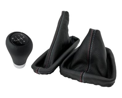 Schaltknauf kurz Schaltsack Handbremshebelmanschette Echtleder für BMW 3er E36