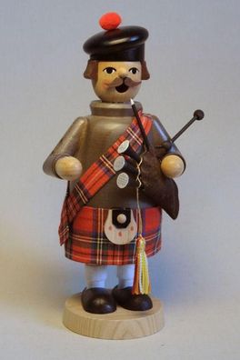 Räucherfigur Schotte mit Dudelsack Höhe= 18cm NEU Räuchermann Rauchmann Räucherke