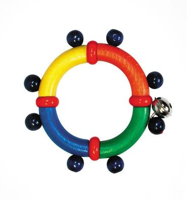 Babyspielzeug Motorikrassel Greifring BxLxH 100x20x100mm NEU Babyrassel Motorik