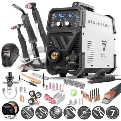 Stahlwerk 4 in 1 Kombi-Schweißgerät CTM-250 ST Vollausstattung
