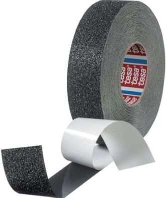 tesa Anti-Rutsch 60954 extra stark DIN 51130, 18m x 50mm, schwarz