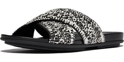 FitFlop Damen Sandalen Gracie Woven Cross Slides JA8