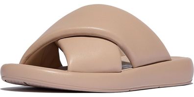 FitFlop Damen Sandalen Iqushion D-Luxe Padded Leather Cross Slides JB5