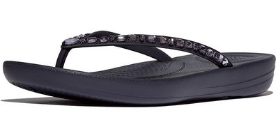 FitFlop Damen Flip Flop Iqushion Multi-Crystal Ergonomic Flip-Flops JC8