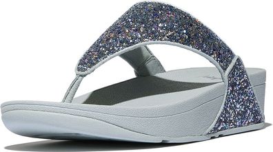 FitFlop Damen Flip Flops Lulu Multi-Tonal Glitter Toe-Post Sandals JE6