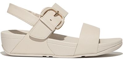 FitFlop Damen Sandalen Lulu Resin-Buckle Leather Back-Strap Sandals JE7