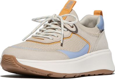 FitFlop Damen Sneakers F-Mode Suede/Knit Flatform Slip-ON Laced IV1