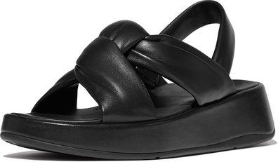 FitFlop Damen Sandalen F-Mode Knot Soft-Leather Flatform B/Strap Sandals IX9