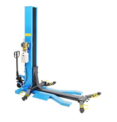 1-Säulen Hebebühne 2,5t elektrohydraulisch mobil 230V superflach, 00691
