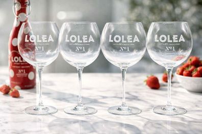 Lolea Sangria No.1 Stilglas Ballonglas - 4er Set Original Lolea Gläser