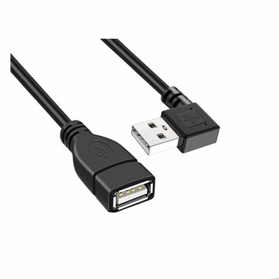 G29 20cm USB 2.0 Verlängerung Adapter Verlängerungskabel nach rechts abgewinkelt f PC