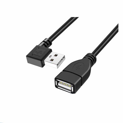 G30 20cm USB 2.0 Verlängerung Adapter Verlängerungskabel nach links abgewinkelt f PC