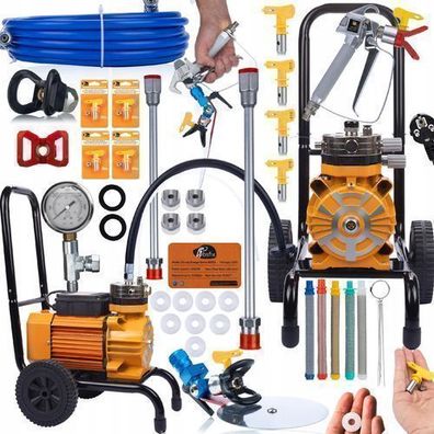 Rosfix Farbspritzgerät SOS03 Set – 3500W, 227 bar, 18L/min, 8m Schlauch