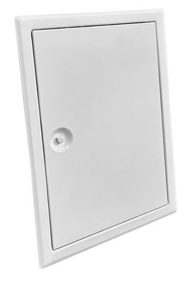 Revisionstür Softline weiß 250 x 300mm mit Vierkantverschluss