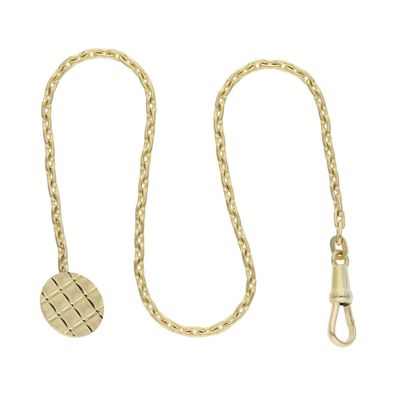 Taschenuhr Kette Gold 585 Second Hand wie neu 25326162 getragen