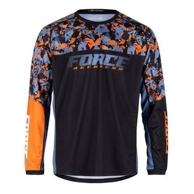 Force MTB Jersey Downhill Trikot Reckless Orange