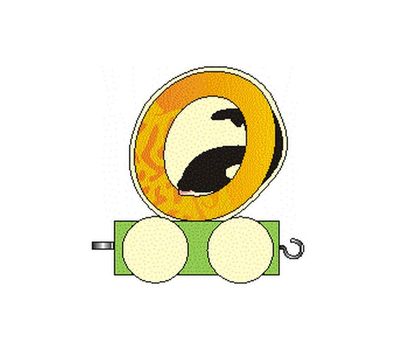 Holzdekoration Holzbuchstabe O auf Rädern BxLxH 50x30x70mm NEU Geburtstag