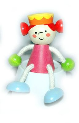 Holzspielzeug Schwingfigur Prinzessin BxLxH 100x70x120mm NEU Figur Federfigur