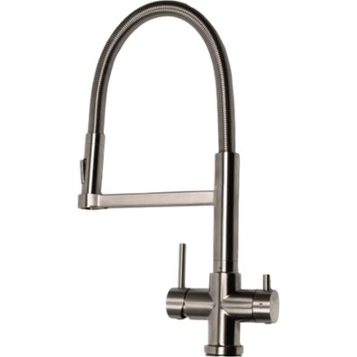 Wasserhahn Küche BieTal® BT-551 5-Wege Edelstahl Armatur Schwenkhahn mit Brause