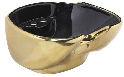 Professionelles Friseurwaschbecken Gold