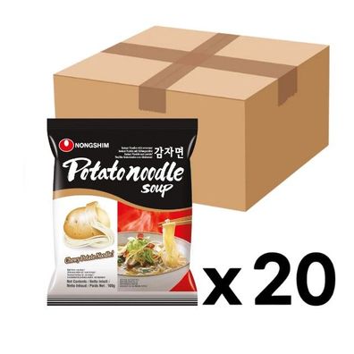 20er-Pack Nongshim Instantnudeln Potato Noodle Soup Kartoffel 100g