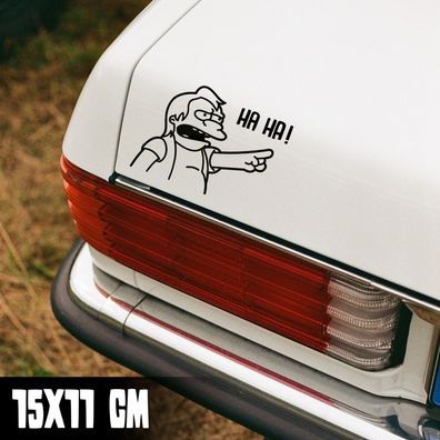 Auto Aufkleber "Nelson" Simpsons Sticker #0261