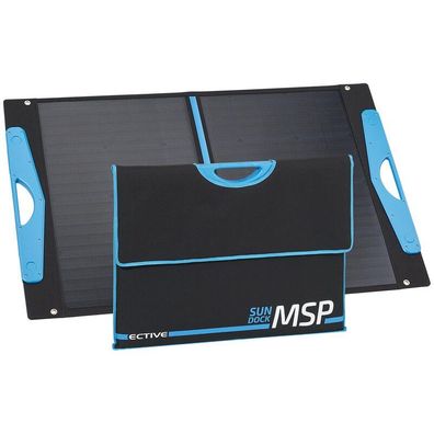 ECTIVE MSP 100 SunDock faltbares 100W Solarmodul in praktischer Tasche