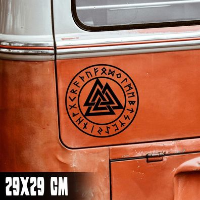Auto Aufkleber "Valknut #2" Wikinger ´Runen Nordisch Sticker #0265