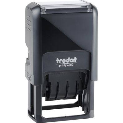 trodat Datumstempel Printy-Dater 64249 Bezahlt Druck bl/rt