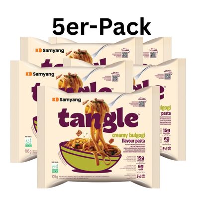 5er-Pack Samyang Tangle Pasta Creamy Bulgogi 105g