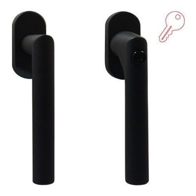 Baumanti Amazonas Fenstergriff schwarz matt wahlweise abschließbar