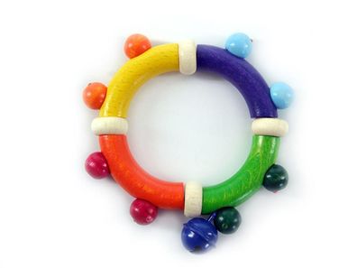 Babyspielzeug Greifrassel Vogel BxLxH 90x50x100mm NEU Babyrassel Motorikrassel