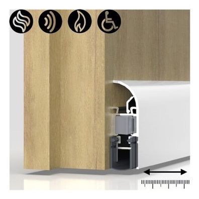 Athmer Bodendichtung Schall Ex Applic weiß Absenkdichtung einseitig