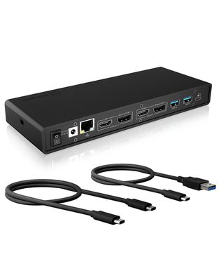 ICY BOX IB-DK2245AC - Dockingstation - USB-C / Thunderbolt 3